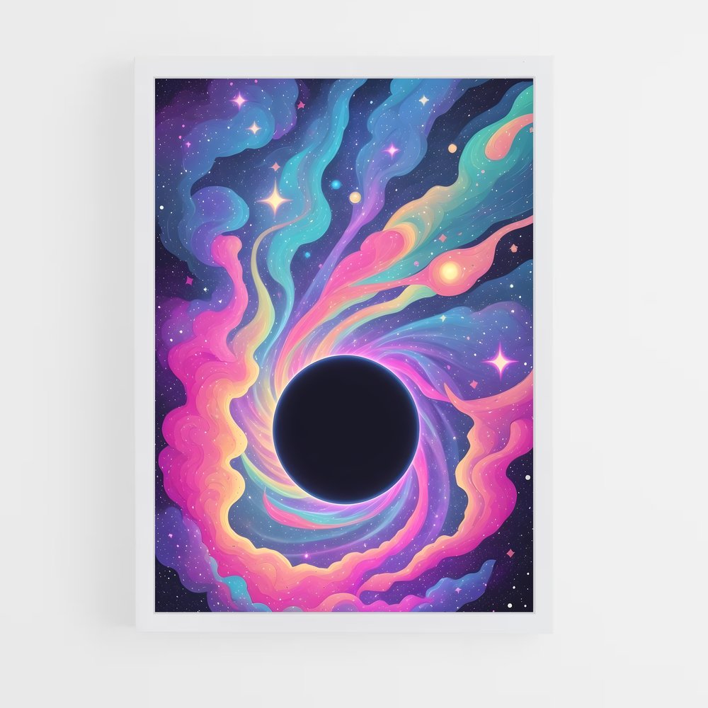 Poster magnifique art spatial (vue 3)